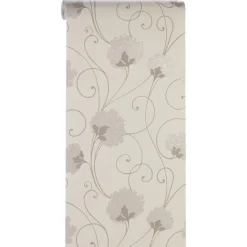 Kwantum Vliesbehang*Behang Romy Beige