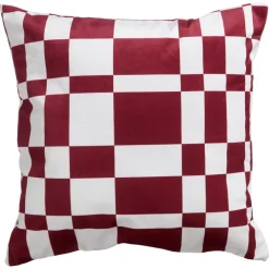 Kwantum Sierkussens*Kussen Casoli Rood 45x45 Cm