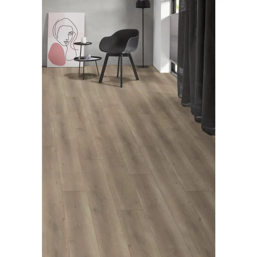 Kwantum Tegellook Laminaat|Extra Breed Laminaat*Laminaat Ibis Eiken XL Plank Je berekent hoeveel meters je nodig hebt door lengte en breedte in te vullen