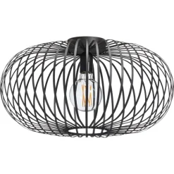 Kwantum Plafondlampen*Plafondlamp Gavi Zwart