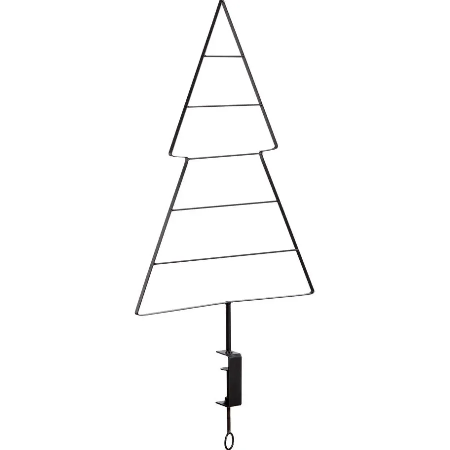 Kwantum Kerstdecoratie*Tafelklem Kerstboom Zwart