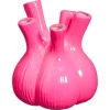 Kwantum Vazen & Potten*Vaas Tulp Fuchsia 17x20 Cm