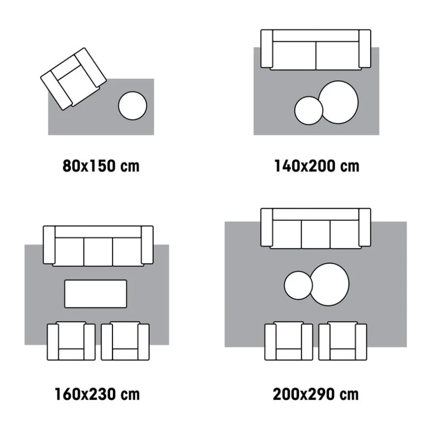 Kwantum Vloerkleden Woonkamer|Vloerkleden Kinderkamer*Vloerkleed Stanford Bruin 135x190 Cm 135X190CM