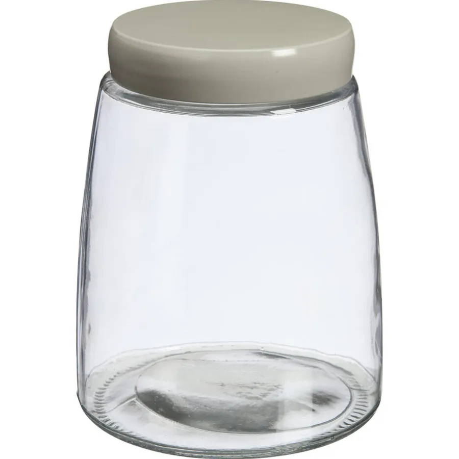 Kwantum Voorraadpotten & Blikken*Voorraadpot Glas Zand - 12,5x16 Cm 16 Cm 016CM