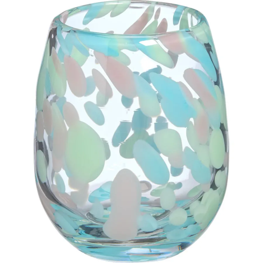 Kwantum Glazen|Glazen*Waterglas Confetti Multicolor - 300 Ml